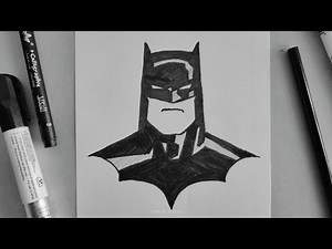 how to drawing batman step by step