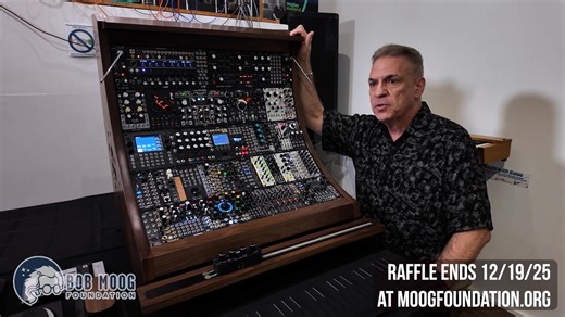 Continuing The Legacy of Finely Crafted Wood Cabinets. Listen in as Chris Meyer's Alias Zone Learning Modular explores the gorgeous walnut cabinet on the Eurorack modular system that is the subject of our 2025 winter fundraising raffle. The cabinet was skillfully created by lauded Asheville wood craftsman, Chris Perryman of Goldsplinter Woodworking Studio. Get insight into the Diatron power supplies, Genus Modu LIBB Buss Boards, Klavis Nodrain power adapters, Befaco Knurlies, and over 100 cables