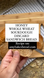 This is the BEST whole wheat sandwich bread! I’ve been making it for years but have upgraded this recipe to include sourdough discard…which makes it even better 🤤 If you’re looking for a 💯 whole wheat sandwich bread recipe, give this loaf a try. The sweetness from the honey pairs beautifully with the “nutty” whole wheat. Share this with a friend who’s looking for a new sourdough discard recipe and find the recipe at the link in my profile or on my website today: https://amybakesbread.com/2023/