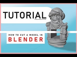 How to Cut a Model in Blender
