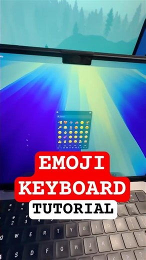 How to access the emoji keyboard on MacBook #apple