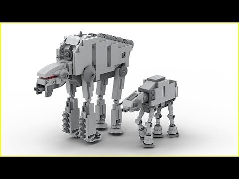 LEGO TUTORIAL | Star Wars | AT-M6 - 1:225 Microscale