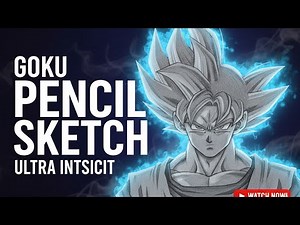 🎨 Title:How to Draw Goku Ultra Instinct | Realistic Pencil Sketch Tutorial | Step by step |