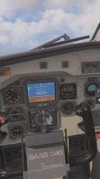 SAAB 340 Take off and Landing