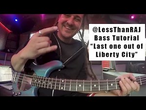 Less Than Jake - Roger Lima - Bass Tutorial Vid 1 - "Last One Out Of Liberty City"