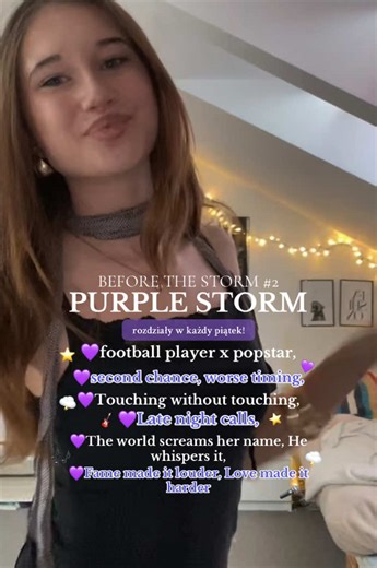 I LIKE IT!💜🌩️ @Joanna Balicka ________ #purplestorm #purplerain #joannabalicka #fyp #bookmedia