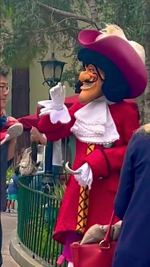 Captain Hook Is Out Causing Trouble Again 🏴‍☠️🪝#disney #villain #shorts