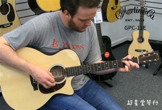 马丁GPC-11E全单电箱吉他