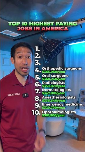 Top 10 highest paying jobs in America