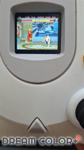 Street Fighter 2 - DreamColor Plus #shorts #dreamcast #sega #streetfighter #streetfighter2 #retro