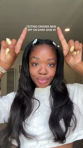 Testing Origins New SPF on Dark Skin