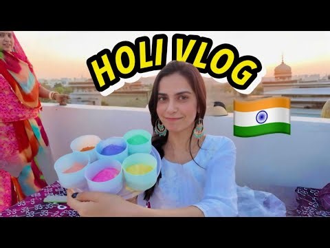 HOLI VLOG in INDIA🇮🇳
