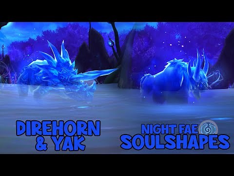 WoW Shadowlands 9.1 - How To Get The Direhorn Soul & Yak Soul | Night Fae Soulshapes | Tazavesh