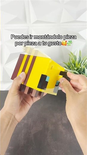 💡La lámpara de Minecraft que literalmente transforma tu setup 🐝✨Luz LED aesthetic