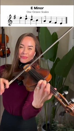 E minor Scale Play-Along🎻 #violin #learnviolin #violinstudent