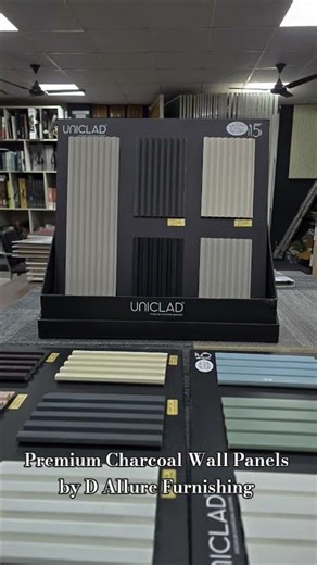 Uniclad Premium Charcoal Panels by D Allure Furnishing