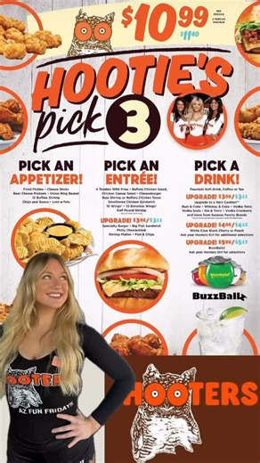 40 reactions | Our deals are better than the ref’s calls! #NFLSunday #HootersArizona | Hooters Arizona | Facebook