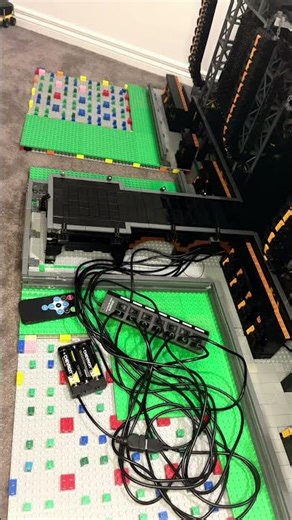 #Lego #MOC Concert Stage - Cabling and BOH (back of house) area