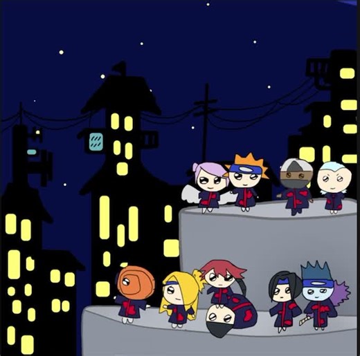 We built this akatsuki . . . . . #Akatsuki #animation #meme #silly #trending