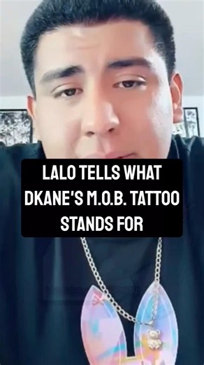 Lalo explains what DKane's M.O.B. tattoo stands for #lalo #dkane #lalogonebrazzy #funnyshorts