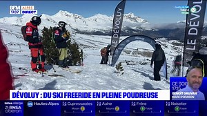 Dévoluy: du ski freeride en pleine poudreuse | BFM DICI