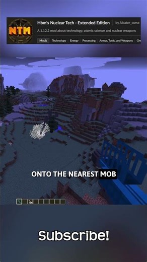 A Minecraft Mod That Adds A Stinger To The Game!