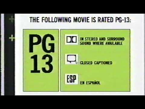 HBO "The Following Movie is Rated PG-13" (1999)