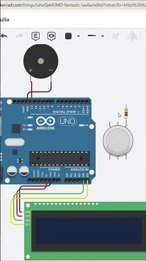 Arduino Gas Detector Project for Beginners (Step by Step) #arduino #electronics#engineering#robotics