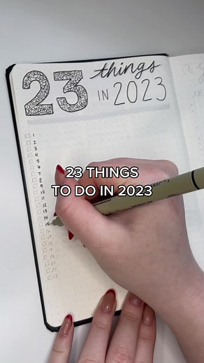 23 Things to Do in 2023 - Bucket List Ideas and Bullet Journal Inspiration