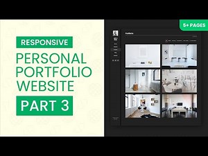 Responsive Personal Portfolio Website with HTML CSS JS - Part 3