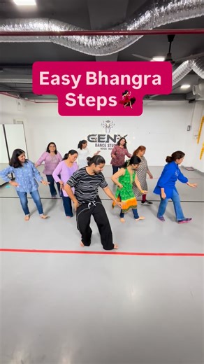 GENX_DANCE on Instagram: "Easy bhangra dance steps for your performance 💃🏻 🧠 - @karan_rathi9813 #bhangradance #easydancesteps #punjabidance #watersong #diljitdosanjh #wedding #sangeet #performance ❤️"