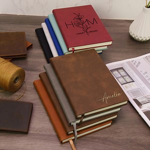 Engraved Leather Notebook, Customizable Journal, Personalized Leather Diary, Handmade Writing Notebook, Unique Writing Diary - Etsy