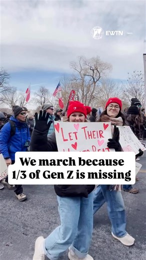 The March for Life highlights the loss of millions of unborn children, reminding us that roughly one-third of Generation Z never had the chance to be born. #ewtnprolife #whywemarch | EWTN News Nightly