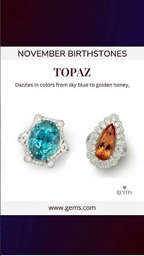 November Birthstones — Why Topaz & Citrine Are the Perfect Autumn Gems 🍂💛