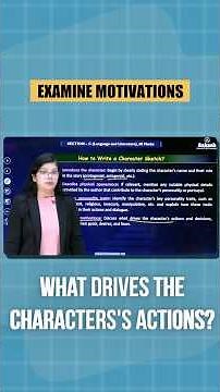 How to Write a Perfect Character Sketch ✍️📘Watch Till The End