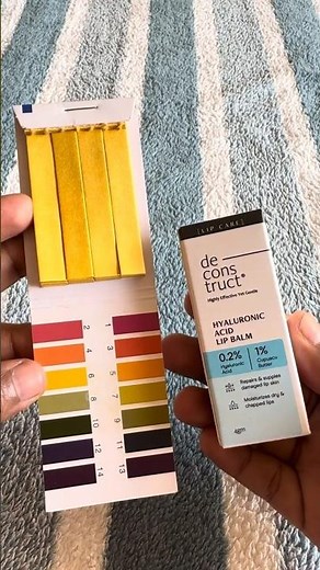 Deconstruct Hyaluronic Acid Lip Balm pH Test 😳 Safe for Lips or Not?