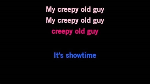 Karaoke Creepy Old Guy - Beetlejuice (musical) - CDG, MP4, KFN - Karaoke Version