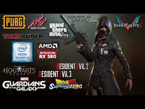 Xeon E5-2630 V4 + RX 2048SP rodando 11 jogos em 2025!