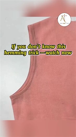 Easiest Way to Sew a Hem
