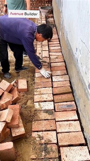 Brick masonry wall reinforcing techniques |#innovation #construction #learning #subscribe #shorts