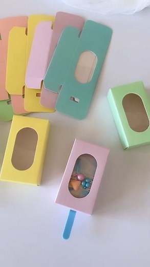 Pastel Cakesicle Boxes! The ideal little box for your edible treats! | Purple Cupcakes