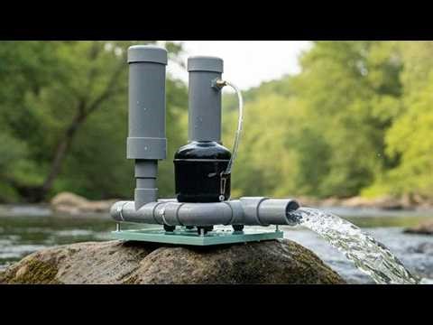 Stop Buying Expensive Water Pumps! DIY Fridge Compressor Pump with Coca-Cola Bottle