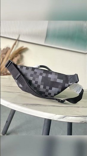 UNBOXING LV Rush Fanny Pack in Damoflage Black! Tactical Chic + Versatile Design 🔥#LouisVuitton