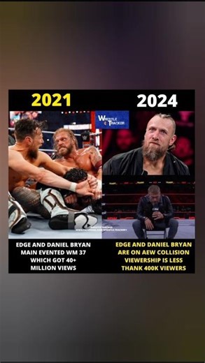 Bryan Danielson, Edge had an unreal downfall after moving from WWE to AEW #aewcollision #wweraw