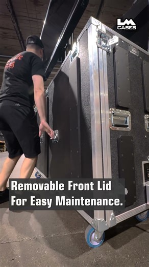 Need a 65” Monitor On Tour? This Lift Case Does It All! | LM Cases