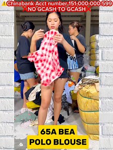 BEA #65A🔥POLO BLOUSE🔥 🎥LIVE OPENING🎥 📍LOCATION : Cainta Rizal 📌COD Metro Manila, Rizal, Cavite, Bulacan, Laguna 📌bus & cargo shipping sa provinces ⚠️Chinabank Acct number 151-000-000-599 ❌NO GCASH TO GCASH 👇👇👇 NEW SHOPEE LINK : shopee.ph/jenvdirectukaysupplier Jenv Direct Ukay Supplier Taytay Bodega #65ajenv #poloblousejenv ❤️‍🔥❤️‍🔥ADMIN JOY❤️‍🔥❤️‍🔥 | Jenv Direct Ukay Supplier Taytay Bodega