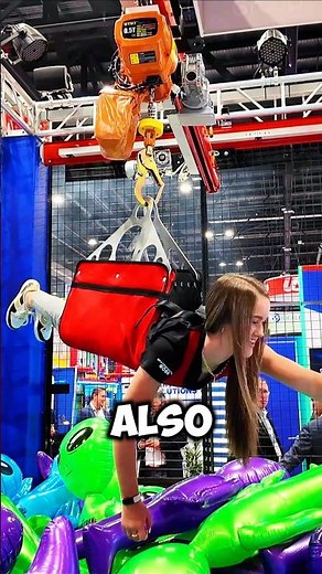 A HUMAN Claw Machine?! 😱🕹 | #Shorts #Ride