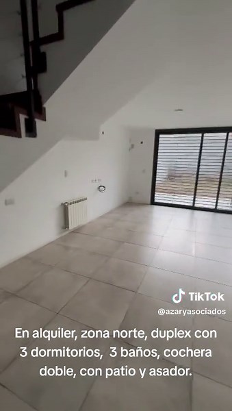 @AZARYASOCIADOS PRESENTA: En alquiler, zona norte, duplex con 3 dormitorios, 3 baños, cochera doble, con patio y asador. #cba #cordoba #cordobaargentina #amocba #zonanorte #alquileres #duplexhouse