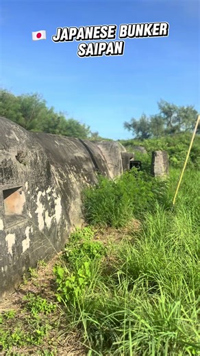 This small air raid shelter at Aslito Airfield, Saipan, was built by Japanese forces to protect soldiers and personnel during American air attacks. Today, it remains a silent witness to the intense fighting that took place here in 1944 during the Battle of Saipan. #ww2 #pacificwar #saipan #relics #japanese