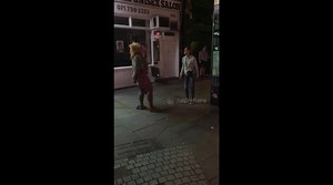 Women arguing which evolves into a fight
